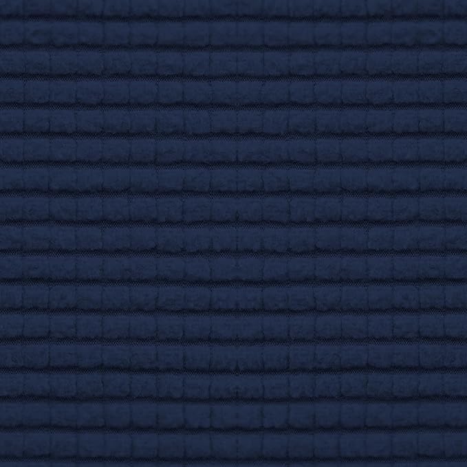 Easy-Going Stretch Sectional Couch Covers 1 Piece Chaise Lounge Slipcover L Shape Separate Cushion Couch Seat Chaise Cover for Both Left/Right Sectional Couch Navy - Image 5