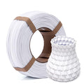 Inland V2 PLA PRO (PLA+) 3D Printer Filament Refill, 1.75mm Spooless Filament, Dimensional Accuracy +/- 0.03mm, 1KG (2.2lbs) White Refill for Inland Reusable Spools, Bambu Lab Compatible by INLAND