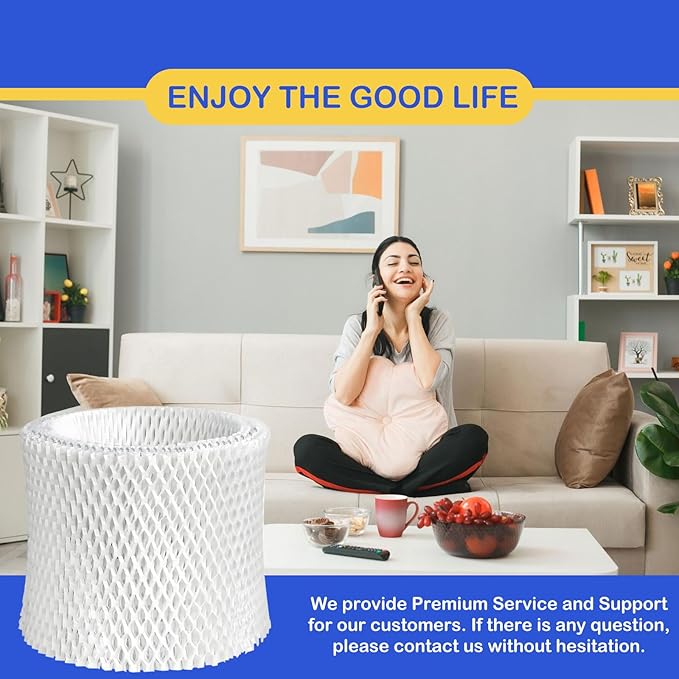 Humidifier Wicking Filter Replacement Compatible with Pelonis PSU10E1BB, PSU10E1WW and PSU10E2FWW, PSU10E2FBB Humidifier Wick Filter 3 Pack - Image 7