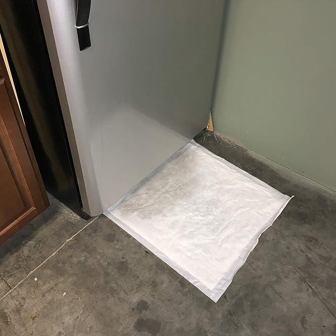 Quick Dam WUBM-100 Drip Mats – 2ft x 2ft Super Absorbent Leak & Spill Control Pads – Waterproof Backing – Converts Liquid to Gel – Prevents Slips & Falls 100 Pack - Image 8
