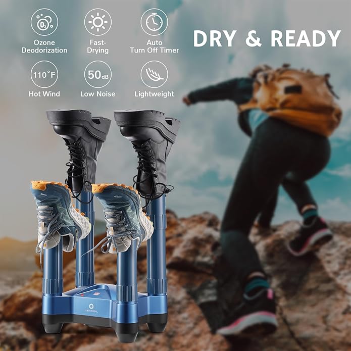 AIRTHEREAL SD20 Boot Dryer, Shoe Warmer with Ozone Deodorization Heat Blower - Image 2