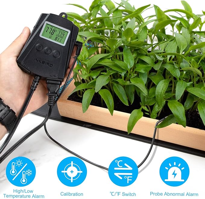 Inkbird WiFi Heat Mat Reptile Thermostat Controller Temperature Controller with 2 Probes and 2 Outlets, IPT-2CH Reptiles Heat Mat Thermostat (Max 250W per Outlet) - Image 5