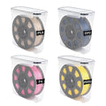 Klmnop 4 Pack Filament Storage Box, Portable 3D Printing Filament Container with Labels & Pen, Water-Proof and Dust-Proof Sealing for Storage and Organization(8.1×8.1×3.7Inch) by Klmnop