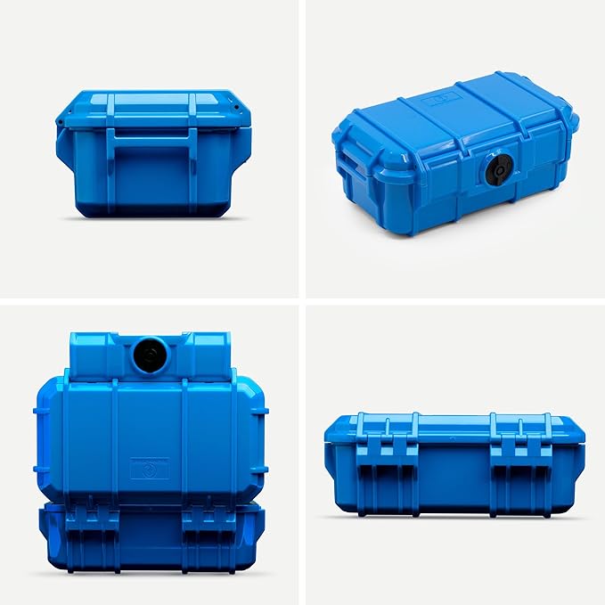 Evergreen 57 Waterproof Dry Box Protective Case with Pick & Pluck Foam - Travel Safe/Mil Spec/USA Made - for Cameras, Phones, Hiking, Boating, Water Sports, Action Cams (Blue) - Image 2