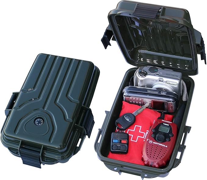 MTM Survivor Dry Box with O-Ring Seal (Forest Green, Small) - Image 3