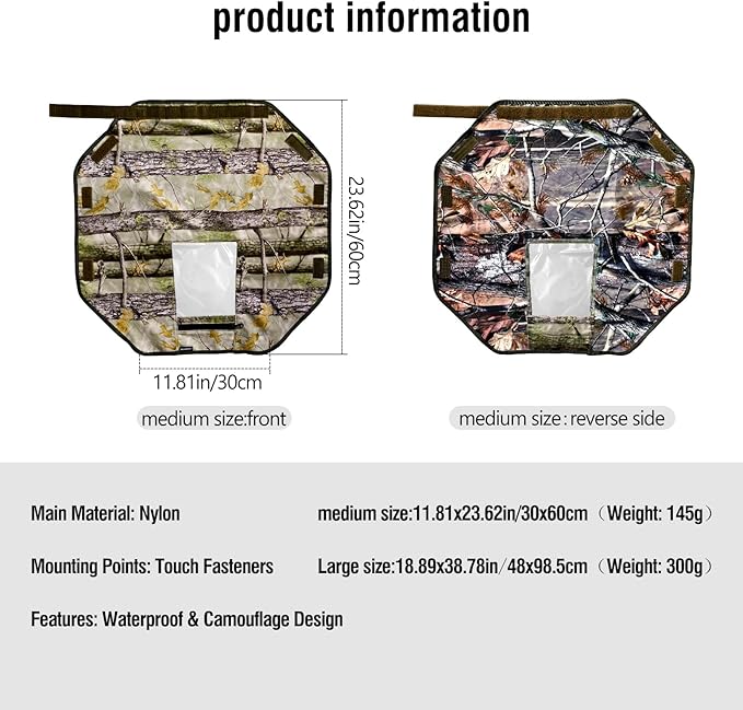 Camera Rain Cover with Openable Viewing Window & Strap Mountable Design,Waterproof Camera Raincoat Sleeve Protector (M) - Image 8
