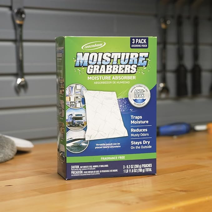 Concrobium 7453276 Moisture Grabbers Humidity Absorbing Pouch, 27.6 oz - Image 8