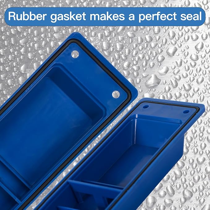 Shipping Container Air Vent Kit Heavy Duty Shipping Container Accessories Cross Flow Ventilation Kit Reduce Heat Humidity Pressure Condensation Add Air Flow for Cargo (8 Pack Blue) - Image 3