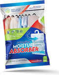 Moisture Absorber Packets, Fragrance Free, Humidity Absorber, Hanging Closet Dehumidifier Bags, Eliminates Odors for Fresher Air, Ideal for Closet by ECO+LIVING+SOLUTIONS