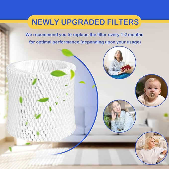 Humidifier Wicking Replacement Filter Compatible with Canopy Bedside and Nursery Humidifier, Wood Pulp & Paper Filter, 6 Pack - Image 4