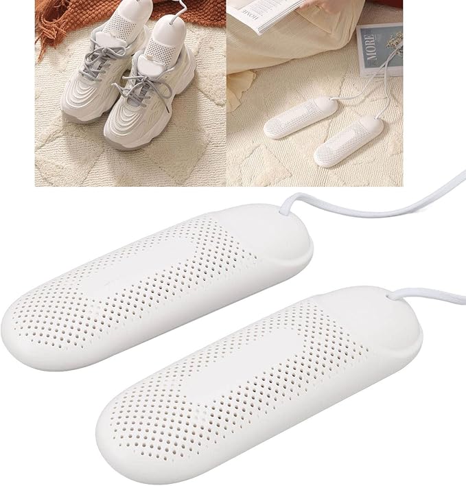 Household Shoes Dryer Portable Boot Dryer Electric Boot Dryer Shoe Heater Dryer Shoe Dryer Travel Boot Dryer for Work Boots Socks Ski Boots(US Plug-Purple Light) - Image 2
