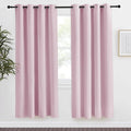 NICETOWN Blackout Curtain 78 inch Long, W55 x L78, 1 Panel, Baby Pink, Thermal Insulated Window Treatment with Grommet Room Darkening Thermal Insulated Panel for Bedroom/Living Room by NICETOWN