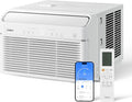 Midea Inverter Window Air Conditioner with Heat – Quiet Window AC Unit and Heat Combo with Dehumidifier – Cools up to 550 Sq. Ft. – Energy Star Rated, Smart Control, Remote, 12,000 BTU by Makeyourselfathome