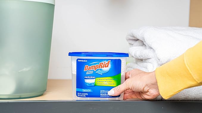 DampRid Fresh Scent Disposable Moisture Absorber, 10.5 oz., 3 Pack – Attracts & Traps Excess Moisture, Eliminates Musty Odors, Creates Fresher, Cleaner Air, White - Image 8