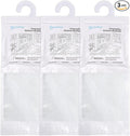 500G 3 Pack Hanging Moisture Absorbers Dehumidifier Bags - 17.6 oz Calcium Chloride Desiccant for Closet, Bathroom, Bedroom – Double Leak-Proof Design & Dual-Sided Absorption by Wisesorb
