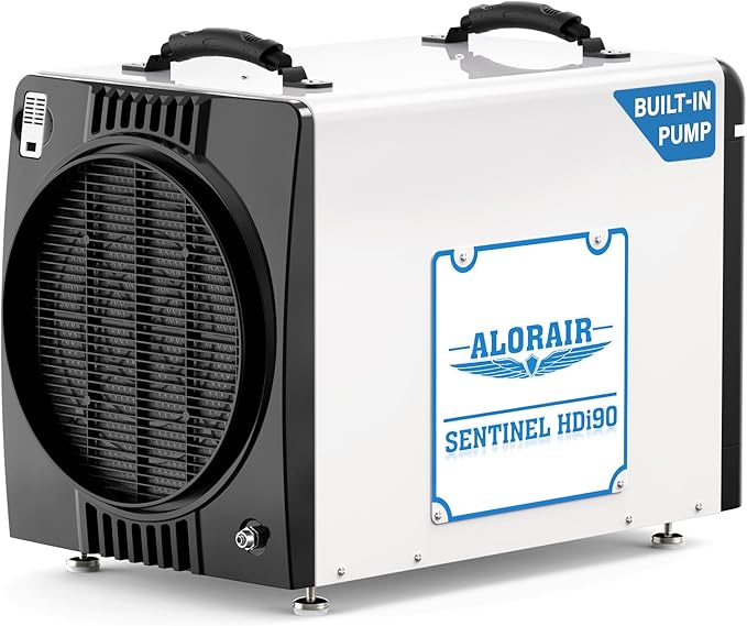 ALORAIR Duct-able Version Basement/Crawl Space Dehumidifiers 198 PPD Commercial Industrial Dehumidifier with Pump and Drain Hose, Auto Defrosting by ALORAIRSOLUTIONSINC0J0DC
