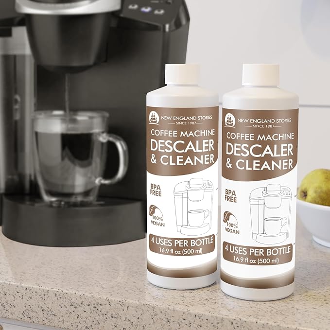 8 Uses Descaling Solution Compatible with Keurig, Nespresso, Breville, Delonghi, Jura, Ninja - 33.8oz Coffee Machine Descaler, Espresso Coffee Maker Cleaner, Coffee Pot Limescale Remover - Image 6