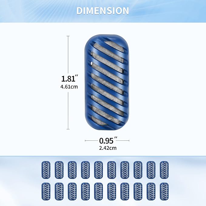 [Enhance] 20-Pack Demineralization Cartridge for Humidifier Compatible with HoMedics Total-Comfort Ultrasonic Humidifier Demineralizer Tablets Filter Replacement for Water Decalcification, Remove Odor - Image 4