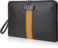 Fireproof Document Bag with Lock，15"×11" Fireproof Money Bag，with Zipper and Lock，Suitable for Tablets, A4 Documents, Cash, Mobile Phones, by XIAODUN