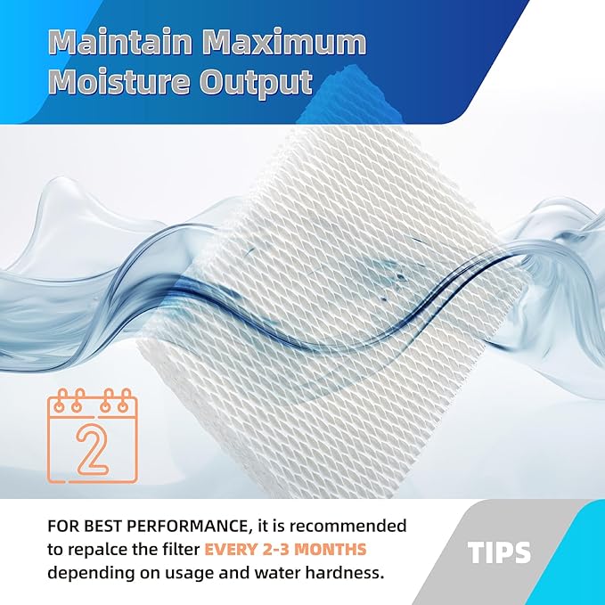 MD1-0034 Humidifier Filter Replacement for Vornado Evaporative Humidifier EV100,EV200,EVDC300,EVDC500,Evap40,Evap2 Wick Filters for Vornado Humidifier Parts-2 Pack - Image 4