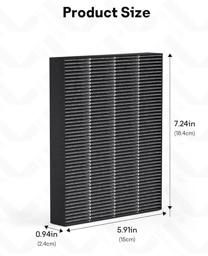 Leemone 8-Pack Replacement Filters for LEVOIT Superior 6000S Smart Evaporative Humidifier, Captures Large Particles & Minerals, Gray - Image 3