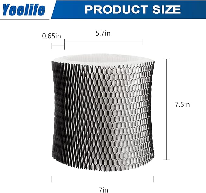 HWF65 Humidifier Filter Compatible with Holmes Humidifier Filter, Replacement Humidifier Filter C, HWF65PDQ-U (2Pack) - Image 6