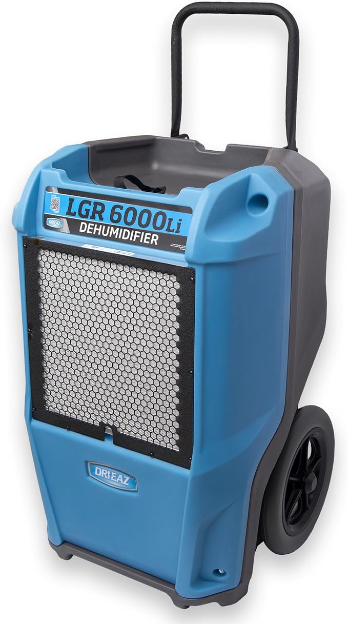 Dri-Eaz LGR 6000Li Commercial Dehumidifier with Pump, Portable Industrial Dehumidifier (F600) by DriEaz