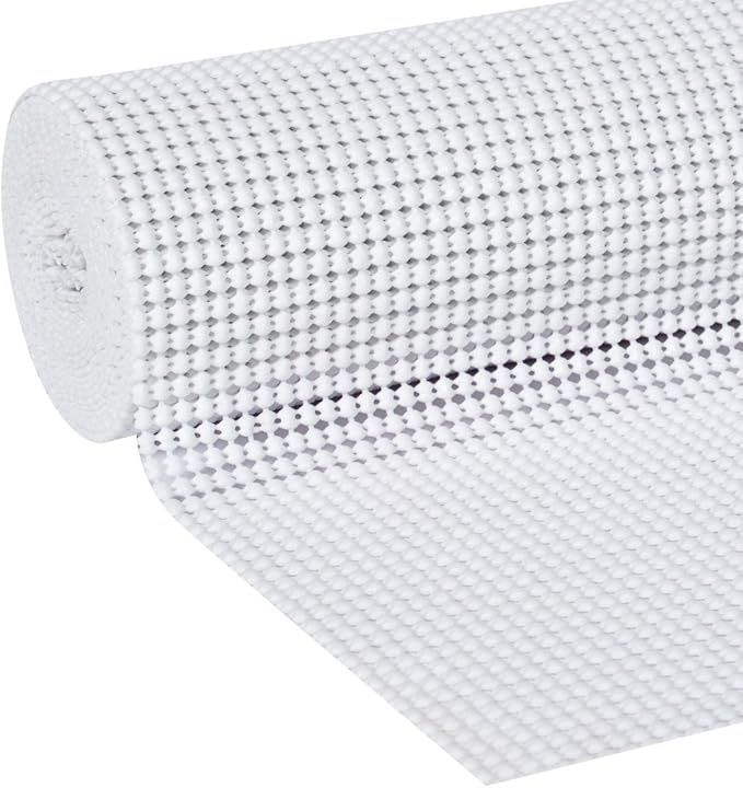 Duck Brand Select Grip EasyLiner Shelf and Drawer Liner, Non-Adhesive, 12-Inch x 10-Feet, Non-Adhesive, White, 1359539 - Image 2