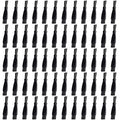 60PCS Men's Electric Shavers Cleaning Brush Double-Sided Shavers Brush Hair Brush Cleaner Tool Tiny Multi-Function Beard Brush Kit (Black) by LinMei