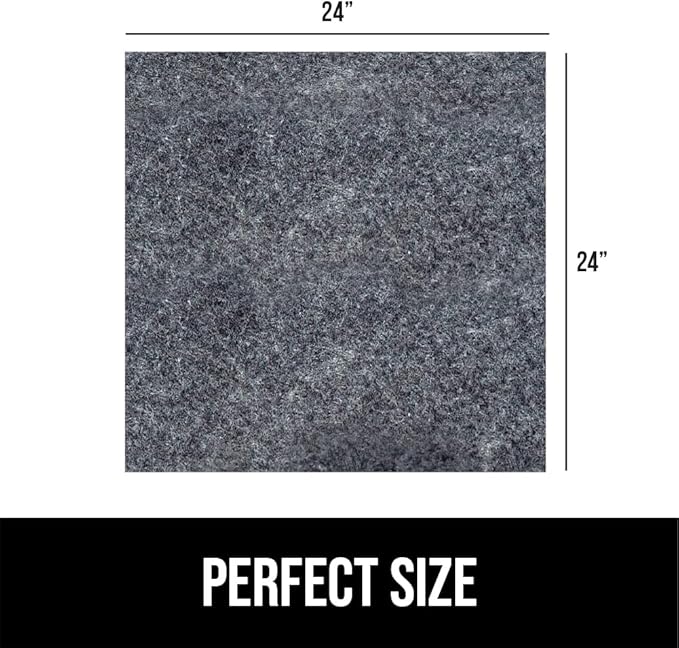 GORILLA GRIP LeakGuard Non-Adhesive Under Sink Mat for Kitchen Cabinet, Waterproof Quick Dry Shelf Liner, Durable Absorbent Felt Mats for Bathroom Sinks, Cabinets, Dresser, Easy to Trim 24x24 Charcoal - Image 7