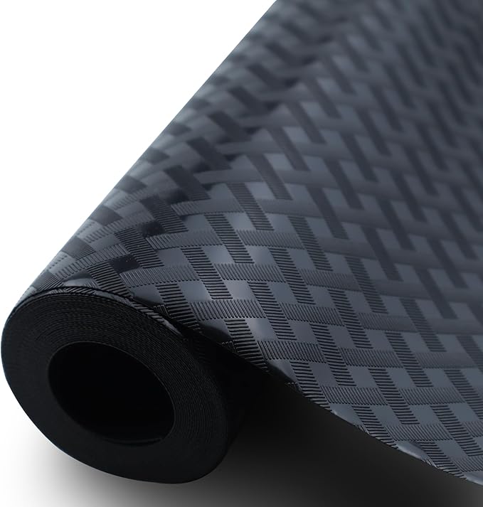 Non-Slip Shelf Liner, for Kitchen Cabinets, Washable Oil-Proof & Waterproof Drawer Mats for Refrigerators, Shelves & Desks, Non-Adhesive EVA Material by Unknown