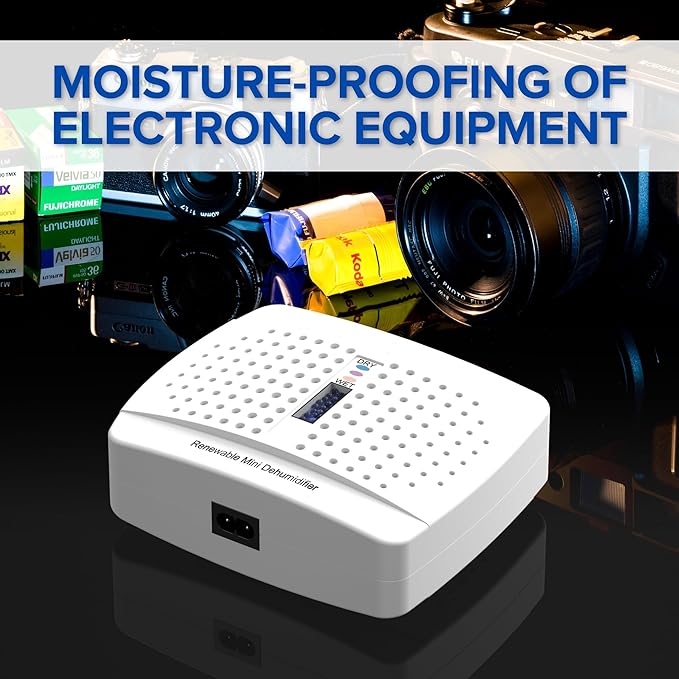 2 Pack Small Dehumidifier, Gun Safe Dehumidifiers, Damp Rid, Rechargeable Humidity Absorber Portable Moisture Absorber for Car Closet Bathroom Small Room - Image 3