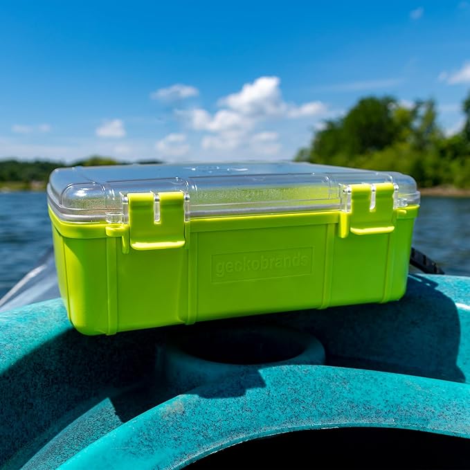 geckobrands Waterproof Dry Box with Silicone Liner – Durable, Dust-Proof, Crush-Proof Storage for Electronics and Gear - Image 6
