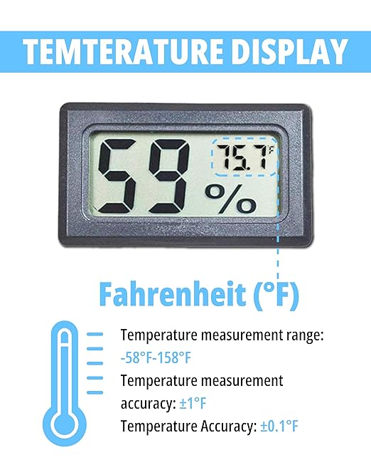 Hygrometer, Humidity Meter, Hydrometer, Room Thermometer Indoor, Humidity Sensor, Indoor Thermometer, Humidistat, Hygrometer Indoor Humidity by Greensadi - Image 3