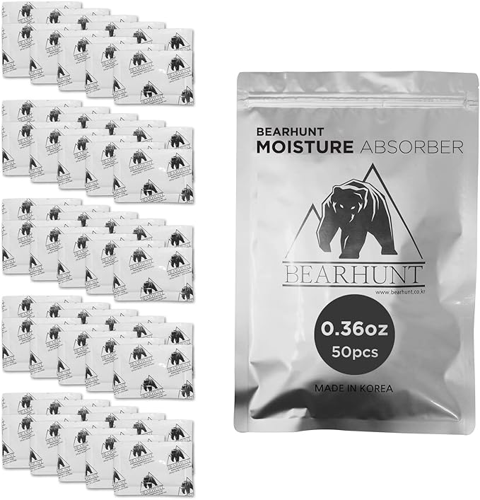 BEARHUNT Moisture Absorber Deodorant - Shoes, Closet, Tent etc. (0.36oz X 50pcs) by BEARHUNT