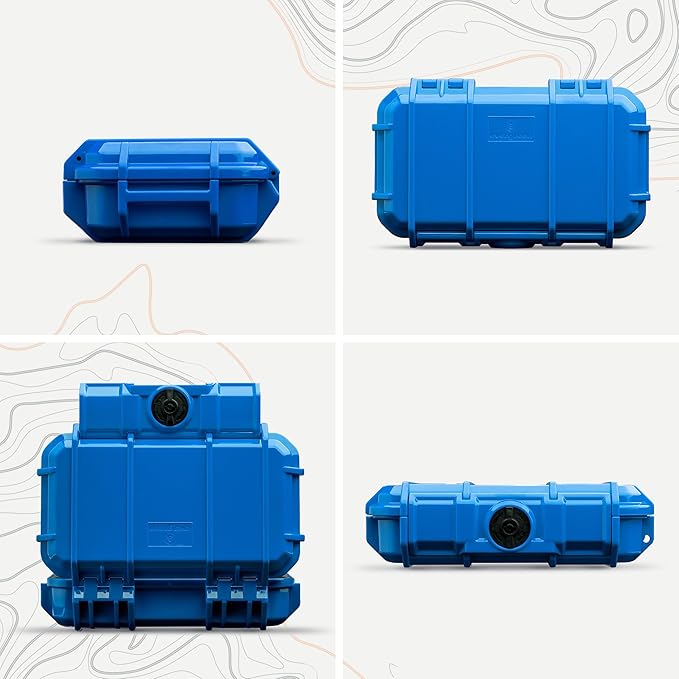 Evergreen 56 Dry Box - EDC Tough Protective Case USA Made for Organization of Cameras, Phones, Camping, Fishing, Hiking, Water Sports (Blue) - Image 2