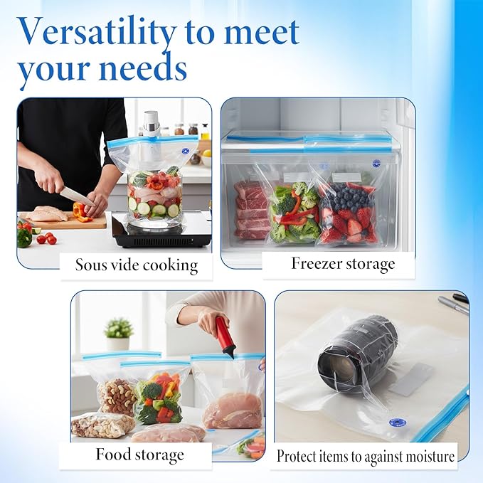 80 Pcs 3D Filament Storage Bags Kit, 50 Pcs 3D Printer Filaments Vacuum Storage Bag 13.4 x 11.8 Inch with 5 Sealing Clip 25 Humidity Indicator Cards for Keep Filament Dry - Image 7