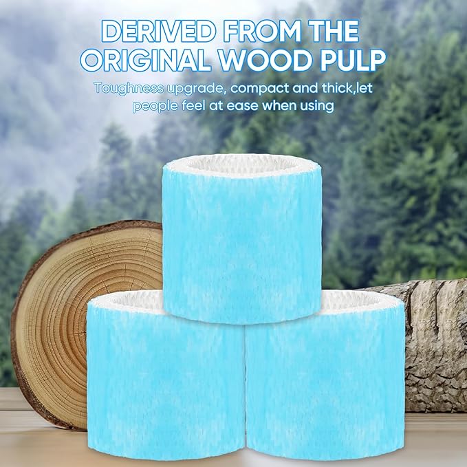 6 Pack Humidifier Filters HAC-504 Replacement for Honeywell Humidifier Filter, Filter A Humidifier Filter Replacement for HCM300/350/600/700 Honeywell Humidifier, Blue - Image 5