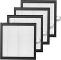 4 Pack DH02 H13 HEPA Replacement Filter Compatible with Tenergy Sorbi DH02 2 in 1 Dehumidifier(1000ML)/Air Purifier, Afloia AQ8 Q8/ Honati/Hysure Q7 Air Purifier by JORAIR