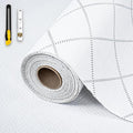 Shelf and Drawer Liner for Kitchen Cabinet,18 in x 20 FT Non-Adhesive Rhombus Cabinet Liners for Shelves Non-Slip Waterproof Kitchen Drawer Liners Contact Paper Shelf Paper with Knife and Tape Measure by GTJ