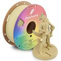 Panchroma PLA Beige 3D Printer Filament, 1.75mm, 1kg Spool, Easy to Print, High Speed Printing, Tangle Free, AMS Compatible, Perfect for Toys, Decor, Miniatures, Models & Cosplay by Polymaker