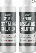 Essential Values Compatible with Keurig Descaling Solution - Specially Formulated for Keurig Descaler - Espresso Machine, Coffee Pot Cleaner - 12 Month Supply 2-Pack by EssentialValues