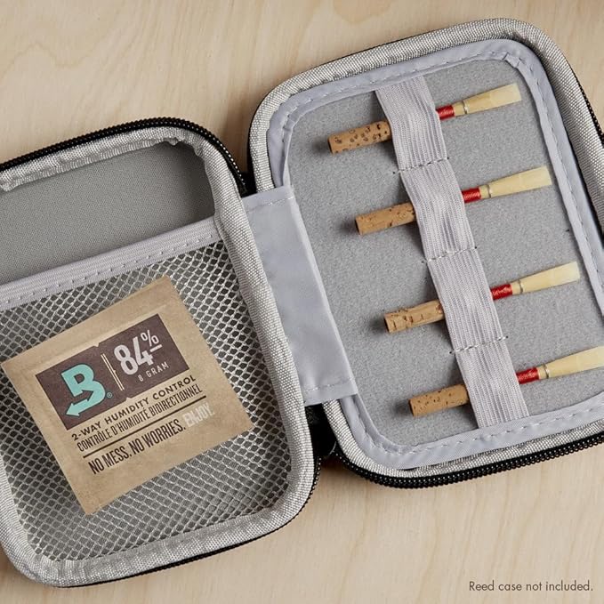 Boveda 84% Two-Way Humidity Control Packs for Woodwind Reeds – Size 8, 10 Pack – Moisture Absorbers – Protects Against Drying & Splitting – Individually Wrapped Reed Humidifiers for Day-of Performance - Image 2