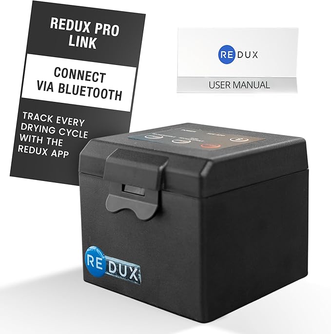 Pro Link Hearing Aid Dryer Dehumidifier - Mobile App Controlled Professional Vacuum Drying for Rechargeable Hearing Aids, Earbuds & Cochlear Implants, Removes Moisture & Dust, Easy to use by Redux