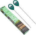 XLUX Long Probe Deep Use Soil Moisture Meter Sensor, Water Monitor Indicator, Hygrometer for Outdoor Indoor Large Pot Plants, Flower, Gardening, Farming, 2 Pack by XLUX