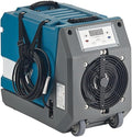 Boltic 145 Pint Commercial Crawl Space Dehumidifier with Automatic Purge Pump, Drain Hose, Wheels, 115V, 740W, Blue and Gray by GLOWNARY