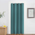 NICETOWN Blackout Doorway Curtain Drape 78 inch Long - Grommet Noise Reducing Thermal Insulated Solid Modern Window Treatments for Bedroom Closet (1 Panel, 52 x 78 Inch, Sea Teal) by NICETOWN