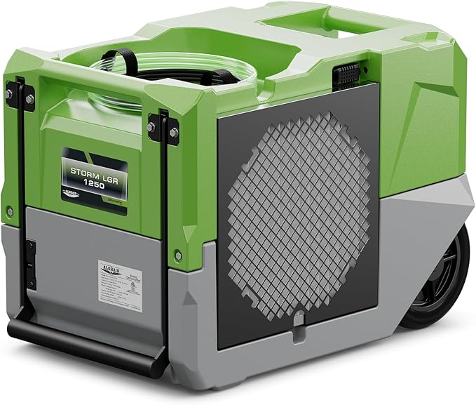 ALORAIR 264 PPD Commercial Dehumidifier with Pump, Industrial Dehumidifier with Pump Up to 3,000 Sq.Ft, Compact, Portable, for Water Damage Restoration, Basement, Crawl Space, Green by ALORAIRSOLUTIONSINC0J0DC