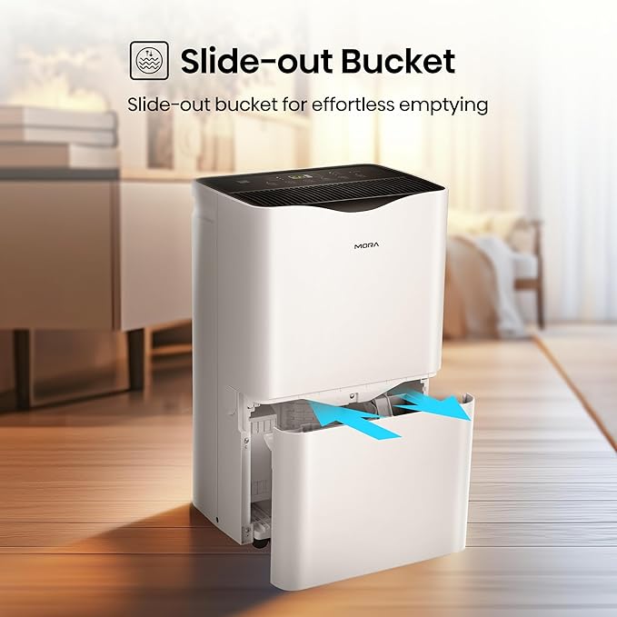 Mora Mora by Hisense 50 Pint Dehumidifier, for Space upto 4,500 Sq. Ft at Home, in Basements and Large Rooms, Energy Star, Quiet Operation,Filter Indicator with Washable Filter, 2 Years Warranty - Image 5
