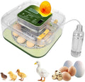 2026 New Auto 12-Egg Incubator for Beginners, Automated Incubation, Sensor-Based Precise Humidity & Temp Control, Custom-Interval Auto Turn & Auto Stop, Preset Incubation Days, Candler by ZEMIROCHARGE